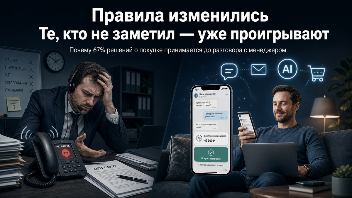 Новые правила продаж: почему 67% покупателей выбирают онлайн