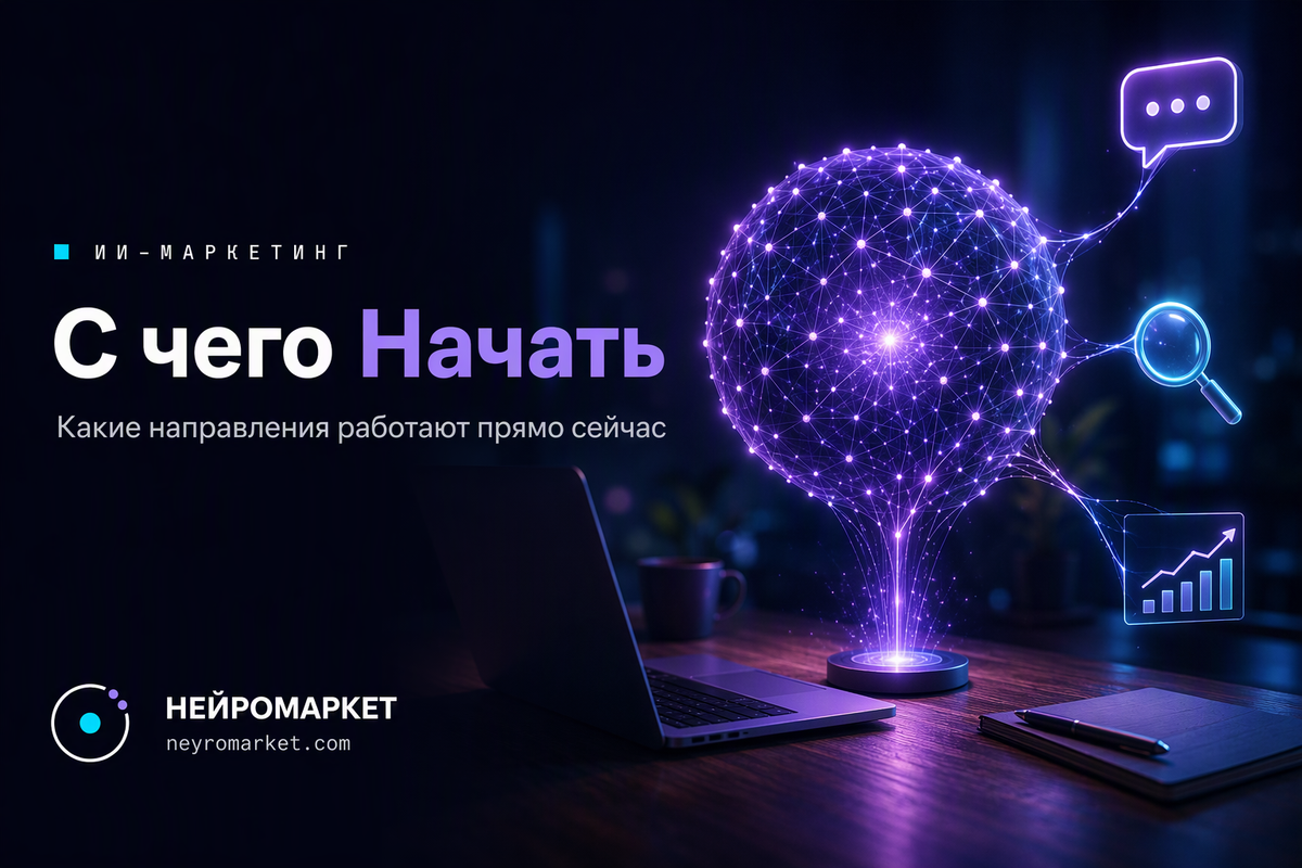 ИИ в маркетинге: с чего начать внедрение бизнесу