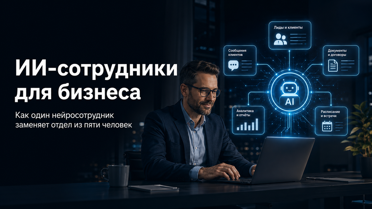 ИИ-сотрудники для бизнеса: запуск и внедрение за один день